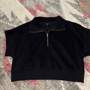Express Black Quarter-Zip Sweater